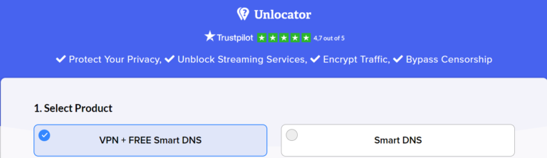 unlocator vpn + free smart DNS